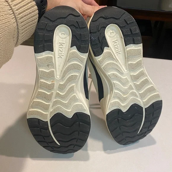 KIZIK PARIS METALLIC HANDS FREE TECHNOLOGY PRISTINE/BLACK LEATHER WOMENS SZ 9 - Picture 13 of 14